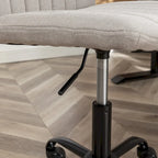 Fabric Swivel Office Chair with Adjustable Height and Padded Seat