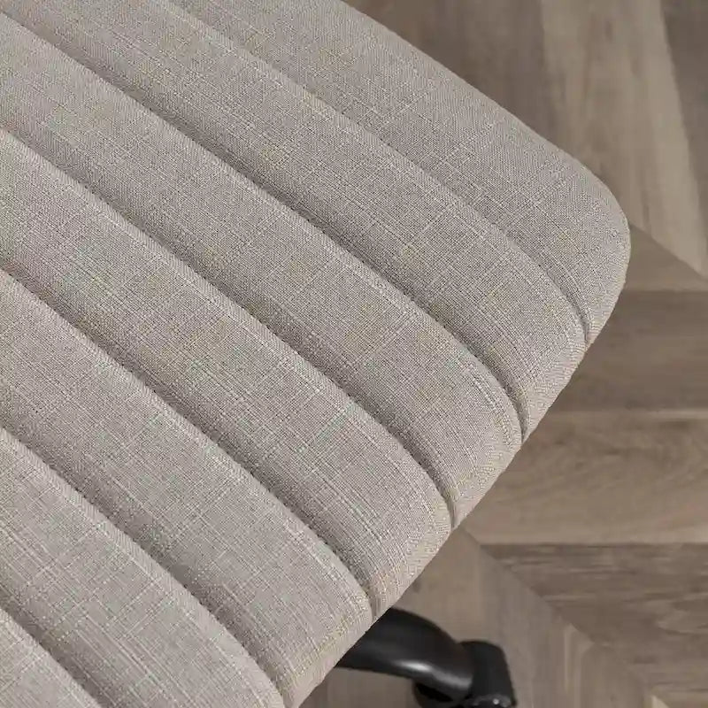 Fabric Swivel Office Chair with Adjustable Height and Padded Seat