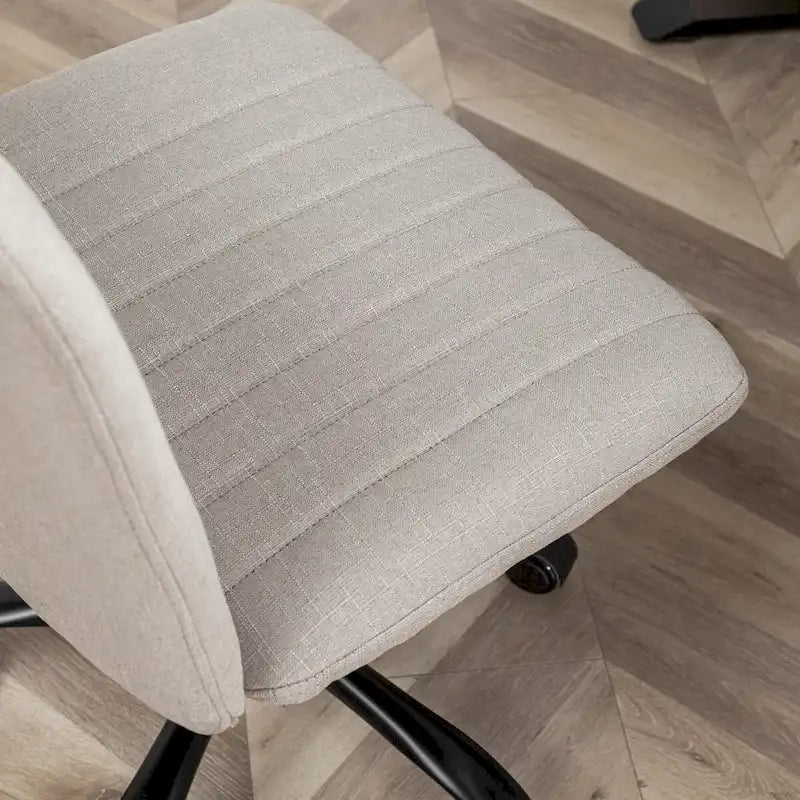 Fabric Swivel Office Chair with Adjustable Height and Padded Seat