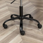 Fabric Swivel Office Chair with Adjustable Height and Padded Seat