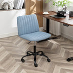 Fabric Swivel Office Chair with Adjustable Height and Padded Seat