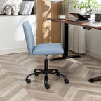 Fabric Swivel Office Chair with Adjustable Height and Padded Seat
