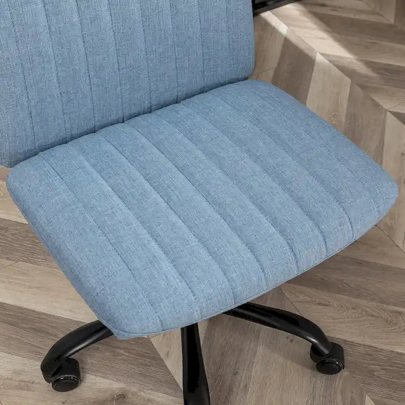 Fabric Swivel Office Chair with Adjustable Height and Padded Seat