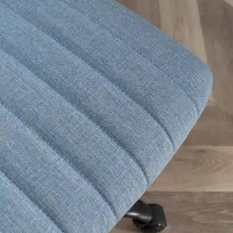 Fabric Swivel Office Chair with Adjustable Height and Padded Seat