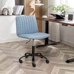 Fabric Swivel Office Chair with Adjustable Height and Padded Seat
