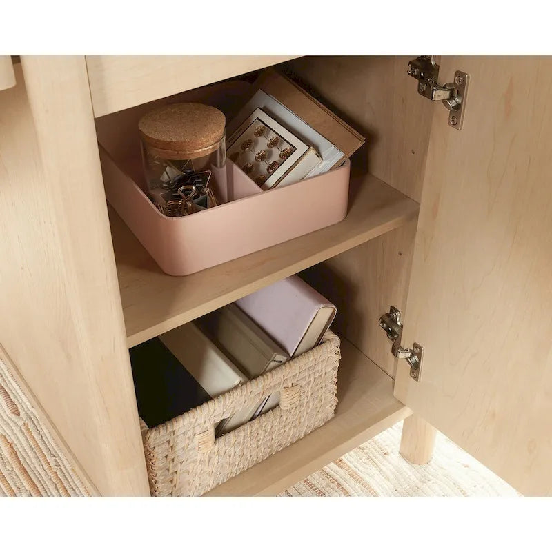 66-Inch Executive Home Office Desk with Storage
