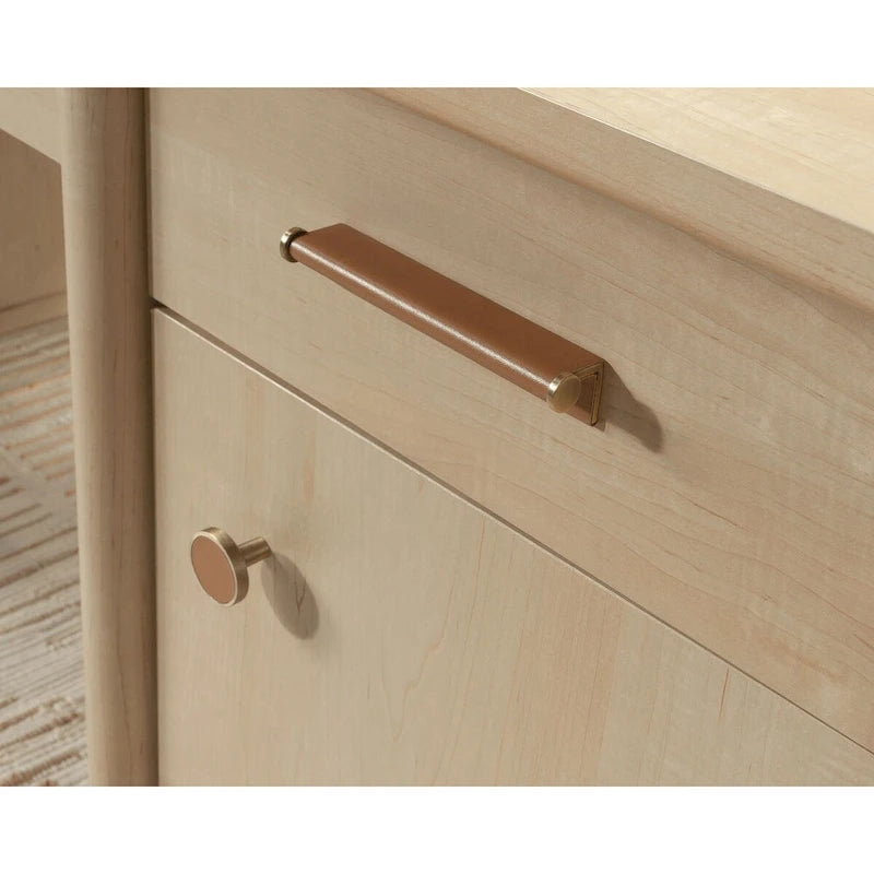 66-Inch Executive Home Office Desk with Storage