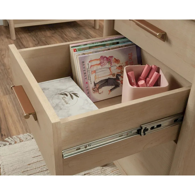 66-Inch Executive Home Office Desk with Storage