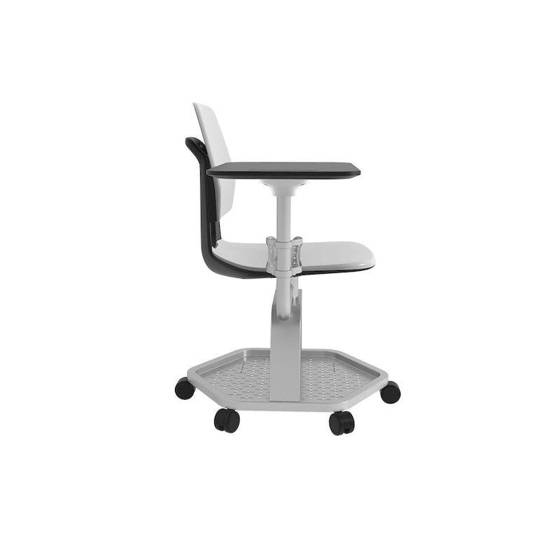 Mobile Tablet Arm Student Desk Chair for Classroom and Home Study
